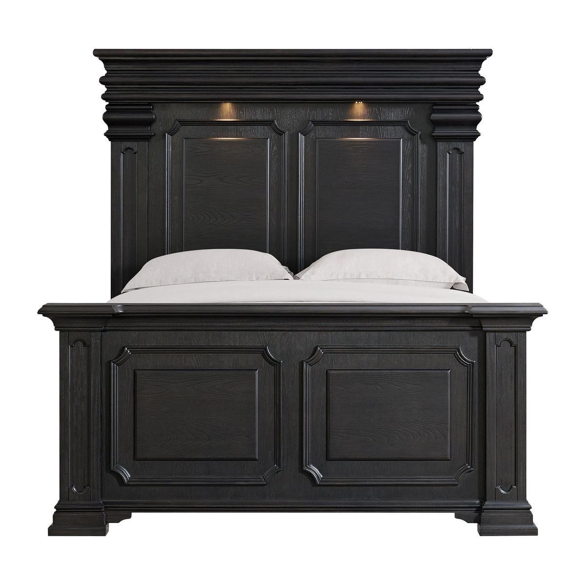 Kings Court Bed in Black by Elements International, view 8