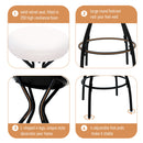 Modern Backless Bar Stools For Kitchen Island (Set of 2)