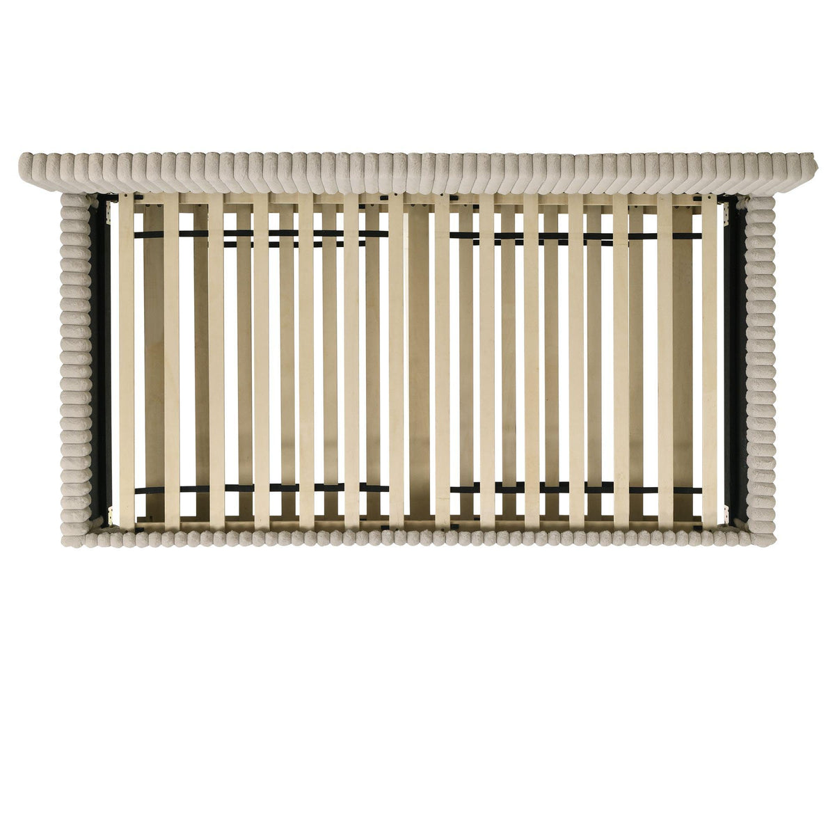 Arden Twin Daybed With Trundle in Corduroy Beige by Elements International, view 4