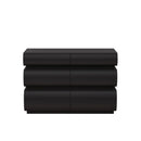 Minimalist Modern 6 Drawer Dresser, Handle Free Design With Wide Storage