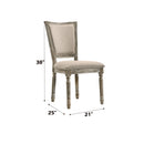 Gabrian - Side Chair (Set of 2) - Fabric & Reclaimed Gray - Atlantic Fine Furniture Inc