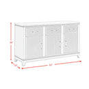 Diedra - Server And Hutch - White