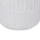 Outdoor Patio End Table - Antique White