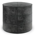 Connor - Handcrafted Round Pouf