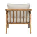 Westin - Outdoor Acacia Wood 4 Pieces Chat Set - Teak / Beige