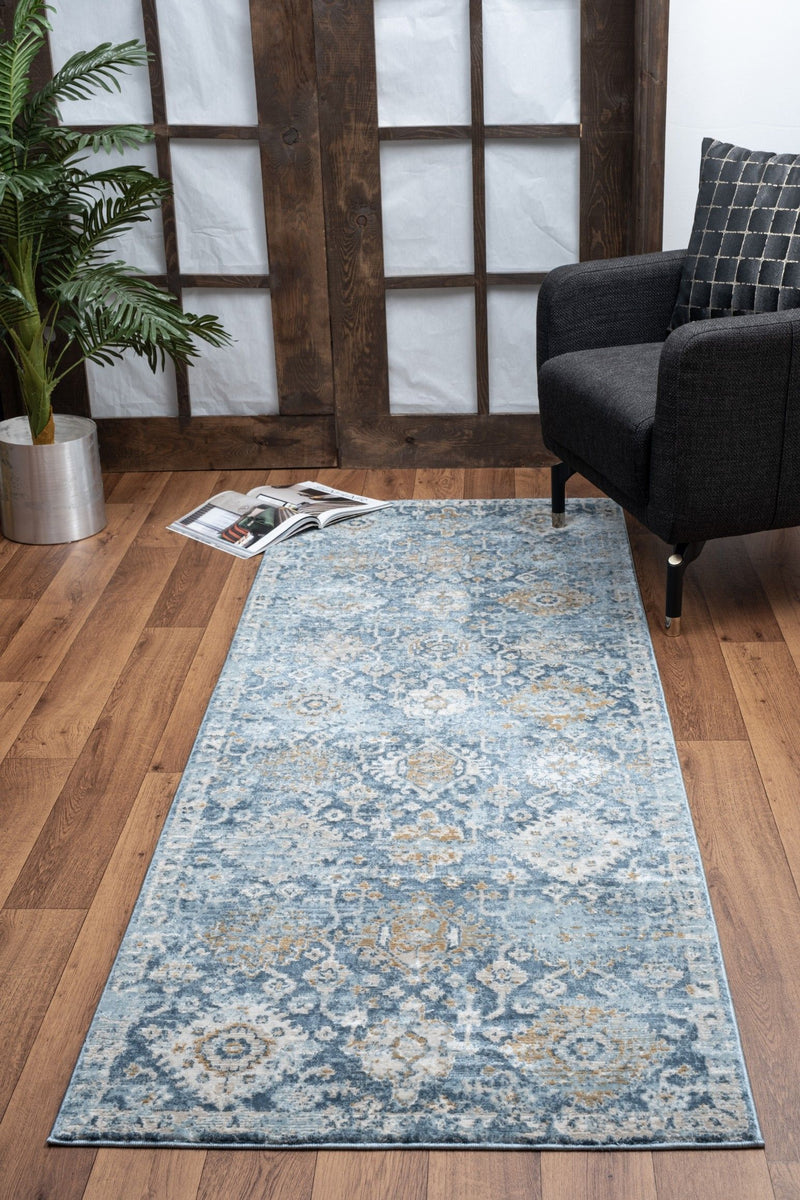 Noble - 5'3" X 7'3" Area Rug - Blue