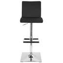 Captain - Contemporary Adjustable Barstool With Swivel - Black