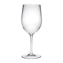 Leadingware Tritan Plastic Wine Glasses (Set of 4), Unbreakable, Bpa Free, 12Oz - Clear