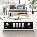 Classic Car Shaped Platform Bed With Wheels