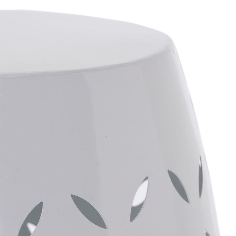 Lilac - Lace Cut Side Table, Compact Design
