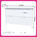 Clamp On Desk Pegboard With Single Monitor Stand