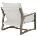 Geneva - Boucle Upholstered Wood Arm Accent Chair - Sand