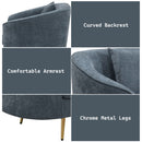 Nakendra - Chair With Pillow - Cobalt Blue Chenille