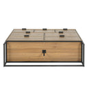 Modern 7 Drawer Dresser Cabinet - Walnut