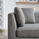 Wide Modern Double Sided Upholstered Chaise Lounge