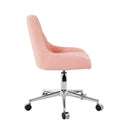 Adjustable And Space-Saving Chair With Golden Electroplated Legs