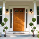 Artificial Boxwood Topiary Tree Triple Ball Shaped Faux Plant 150 Cm - Green