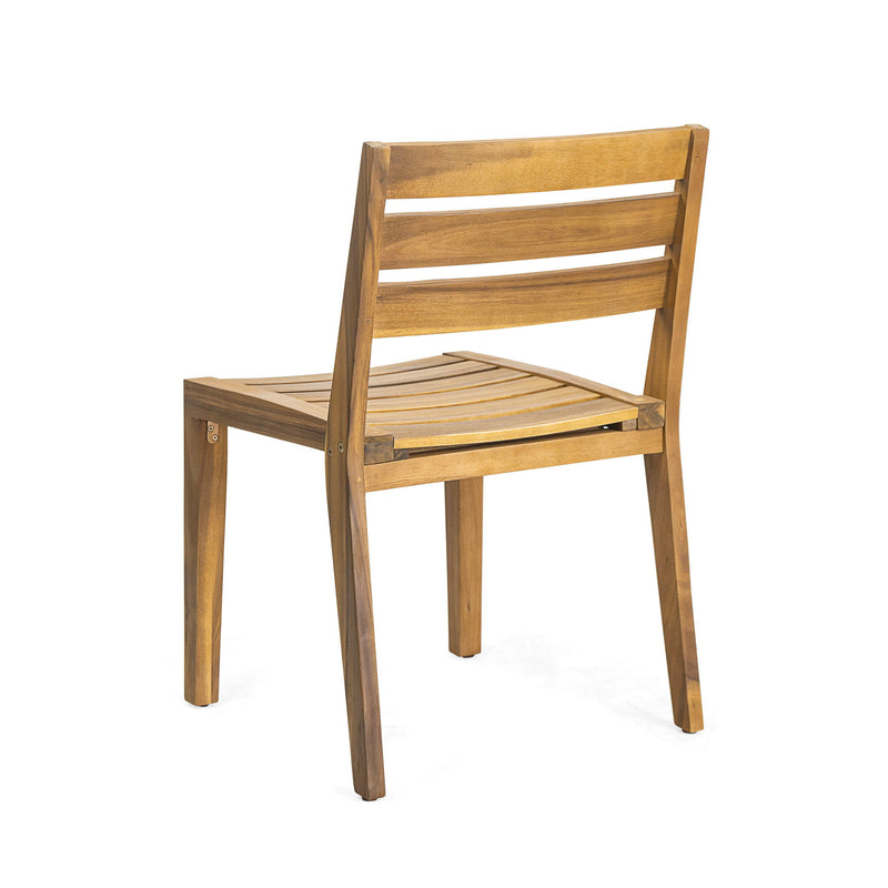 Outdoor 7 Piece Dining Set With Rectangular Table - Teak