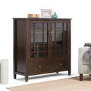 Connaught - Tall Storage Cabinet - Dark Chestnut Brown