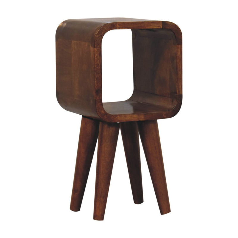 Minimalist Open Curved Nightstand
