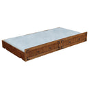 Oakdale - Wood Twin Daybed with Trundle - Rustic Honey