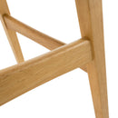 Contemporary Bar Stool With Stylish Seat And Small Backrest