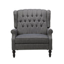 Dunham - Contemporary Fabric Tufted Oversized Pushback Recliner