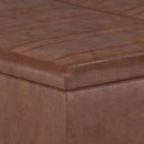 Ellis - Coffee Table Storage Ottoman Contemporary Design
