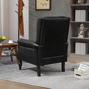 Modern Accent Armchair With Sturdy Wood Legs
