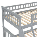 Bunk Bed With Drawers, Convertible Storage Bed