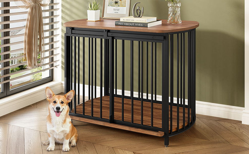Furniture Style Dog Crate For Small And Medium Dogs