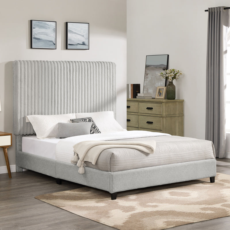 Bridgevine Home - Queen Bed - Minky Stone