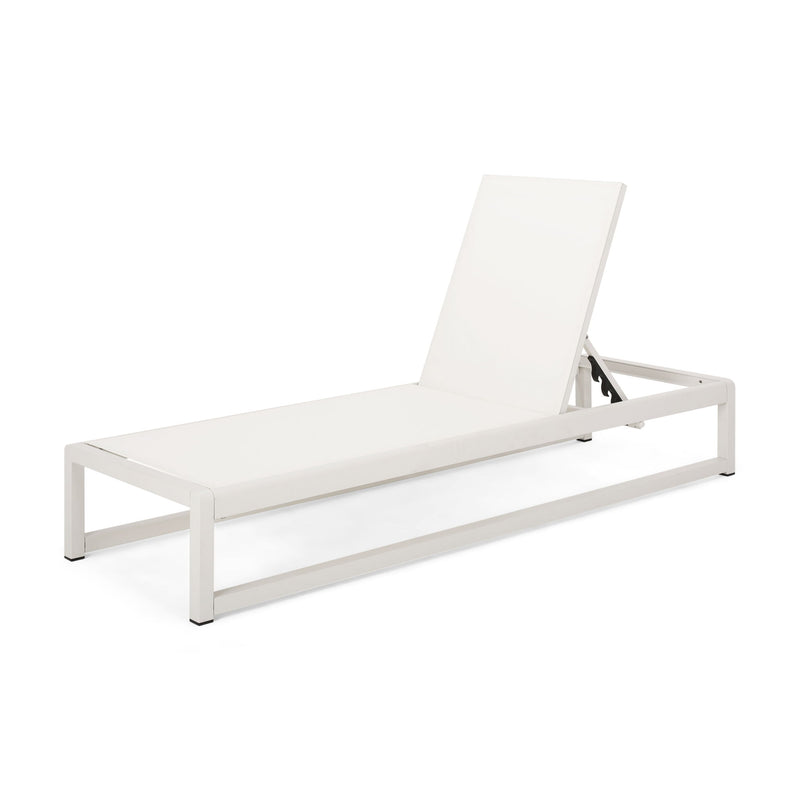Outdoor Nylon Mesh Chaise Lounge, (Set of 2)