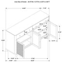 Arini - Cane Door Dining Sideboard Server