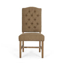 Elegant Dining Chair With Button Tufted Design