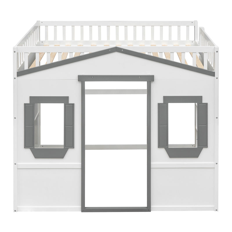 Elegant House Loft Bed With Ladder
