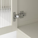 Extendable Kitchen Island With Slide Out Table And Storage Racks For 2 - 6 Person, Power Outlet, Bar, Prep Station - Creamy White / Walnut