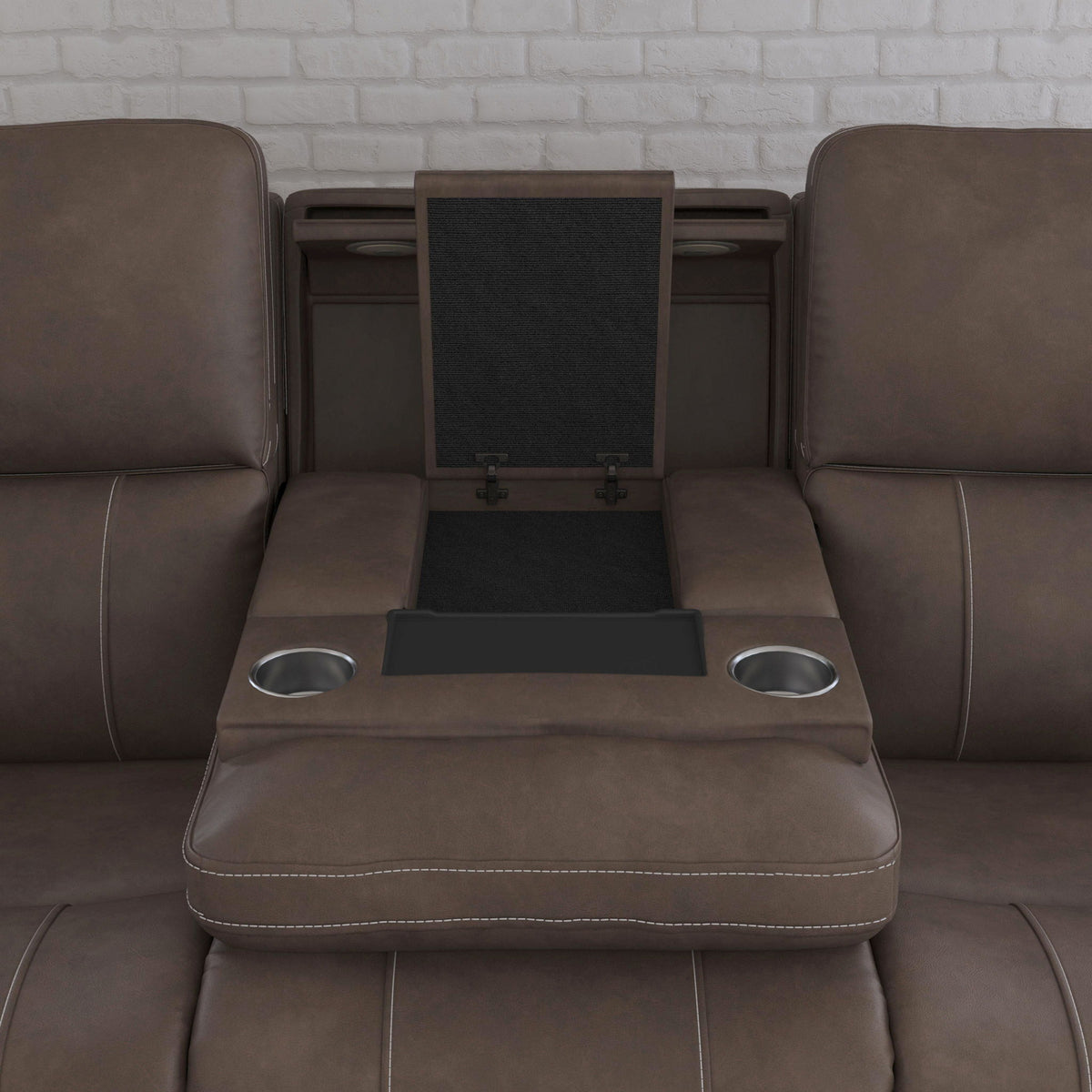 Carter - Power Reclining Sofa With Console & Power Headrests & Lumbar