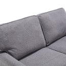 Mid Century Modern Loveseat Sofa With USB Ports, Removable Pillow Cover