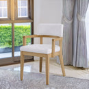 Kasem - Arm Chair (Set of 2) - Gorge Fabric & Oak