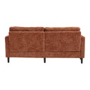 Chenille 2 Seater Sofa With LED Light, USB Charging Port, And Storage Bag