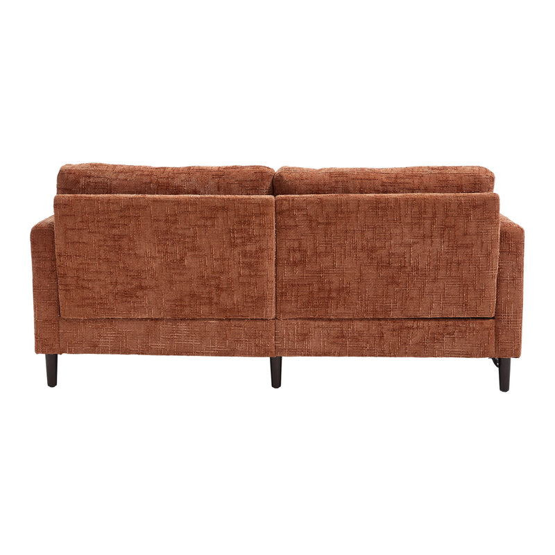 Chenille 2 Seater Sofa With LED Light, USB Charging Port, And Storage Bag