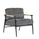 Modern Accent Chair With Plush Cushions, Cozy Seating
