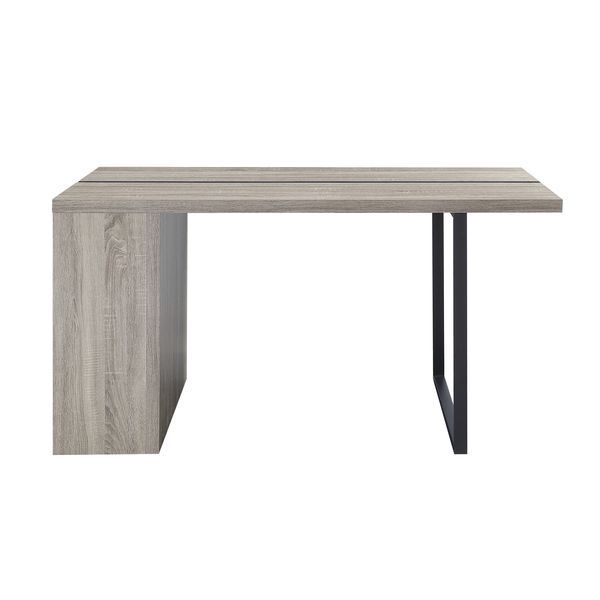 Patwin - Dining Table - Gray Oak & Black Finish - Atlantic Fine Furniture Inc