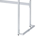 Tigress - Printed Faux Marble Top Writing Desk - White