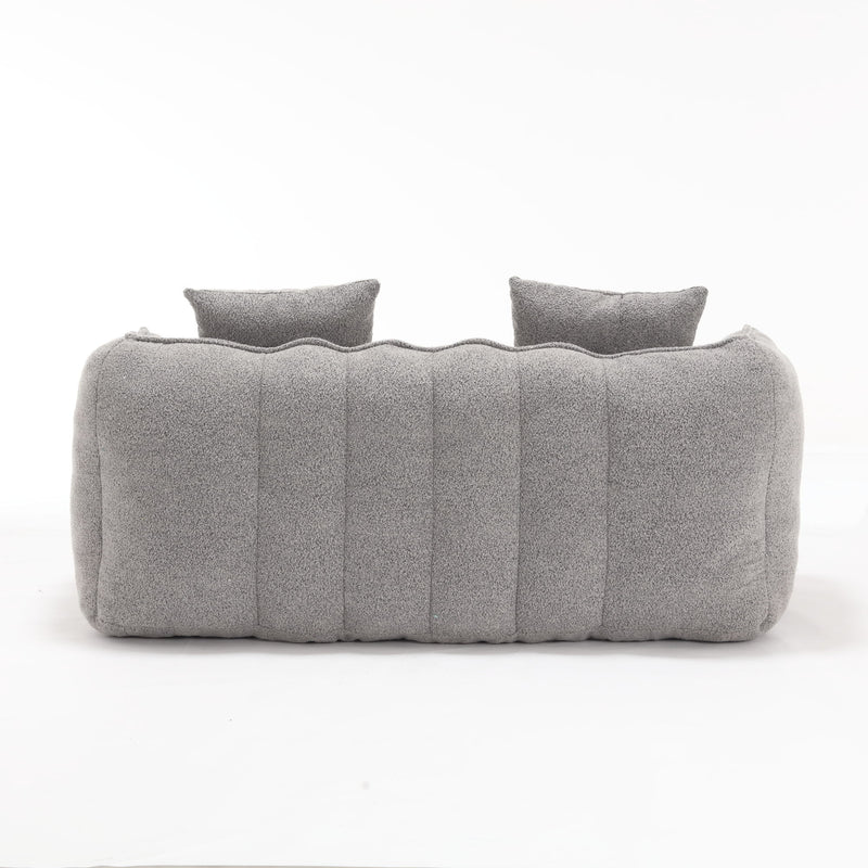 Soft Beanbag Chair With High Resilience Foam Core For Two People