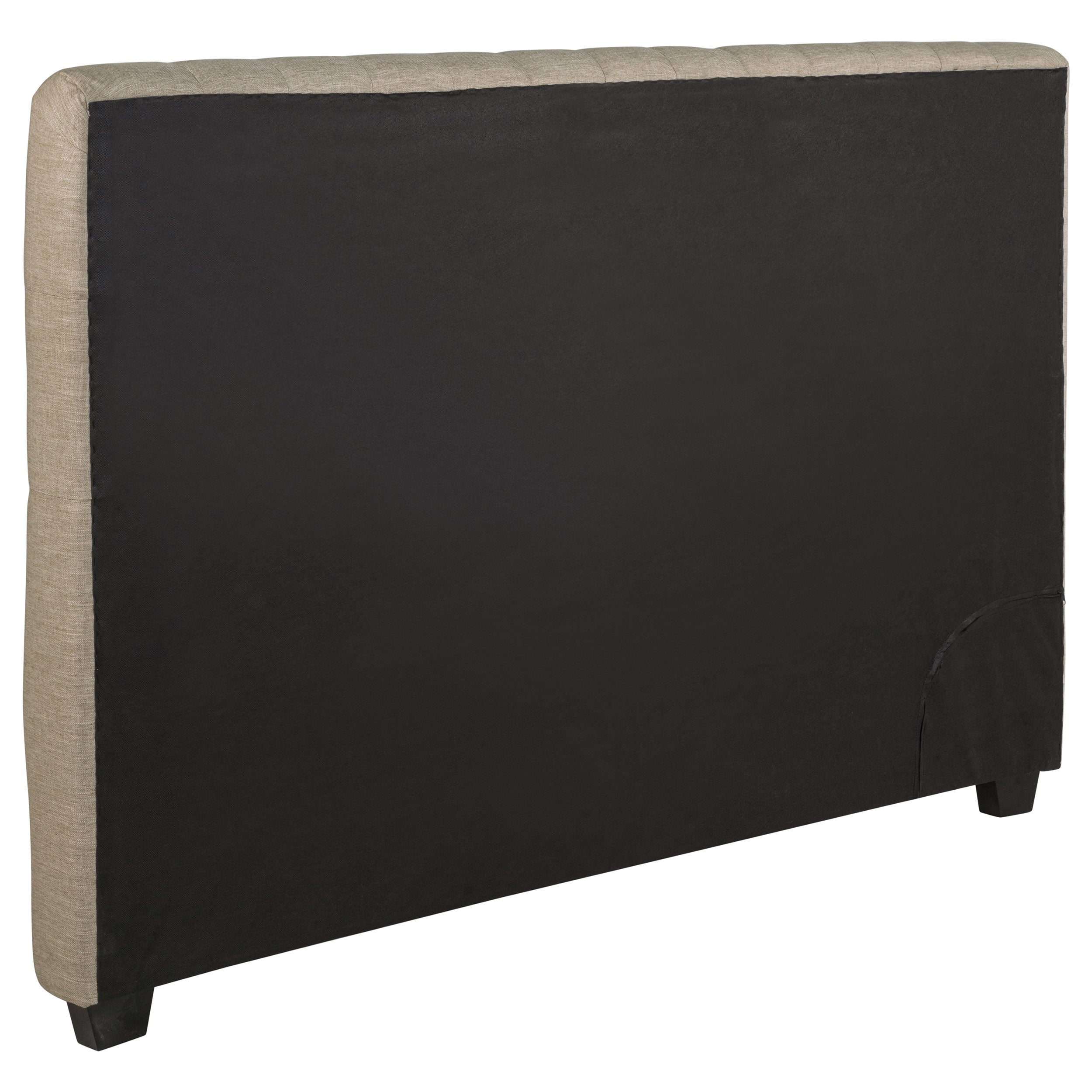 Chloe Upholstered Eastern King Panel Headboard Oatmeal — view 3