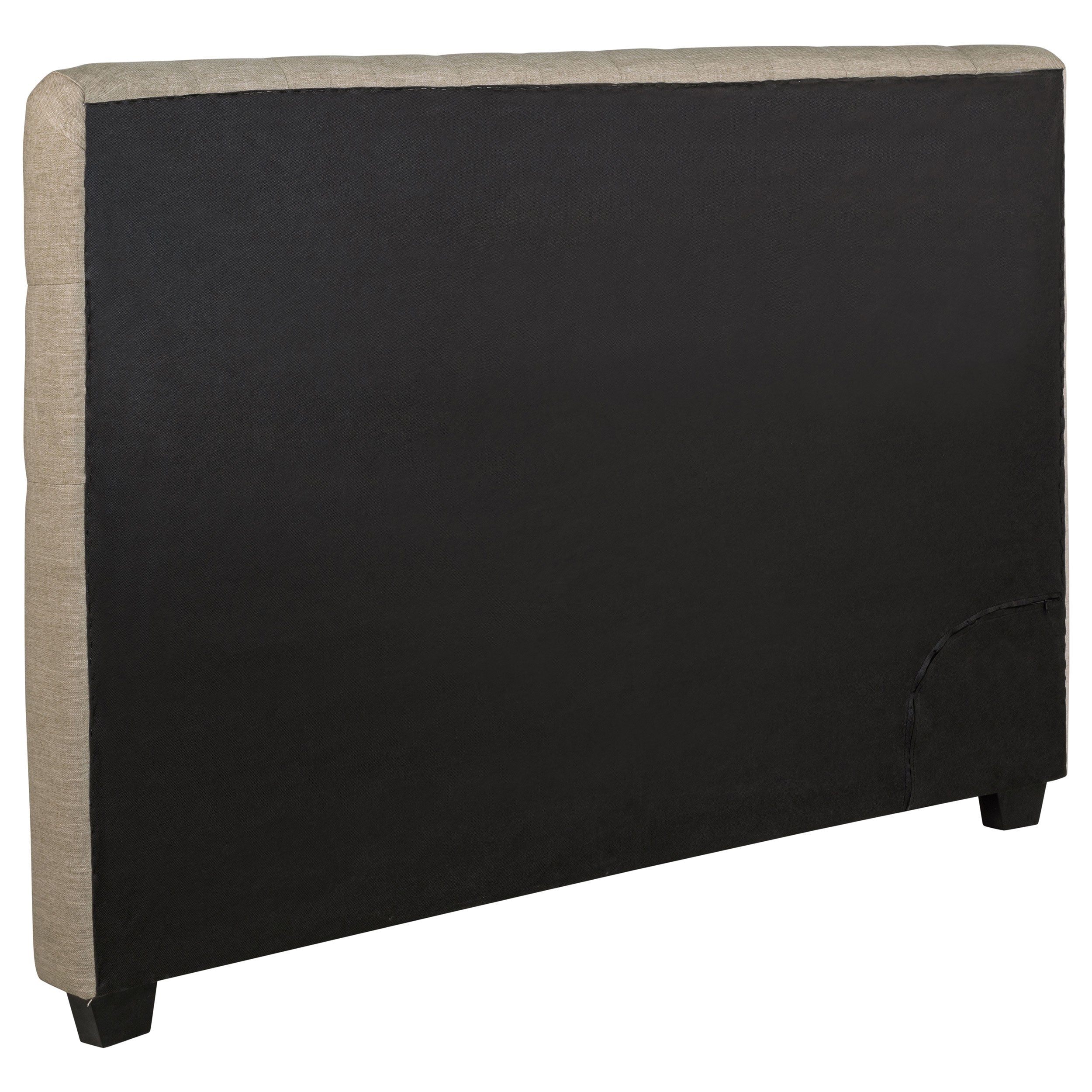 Chloe Upholstered California King Panel Headboard Oatmeal — view 3