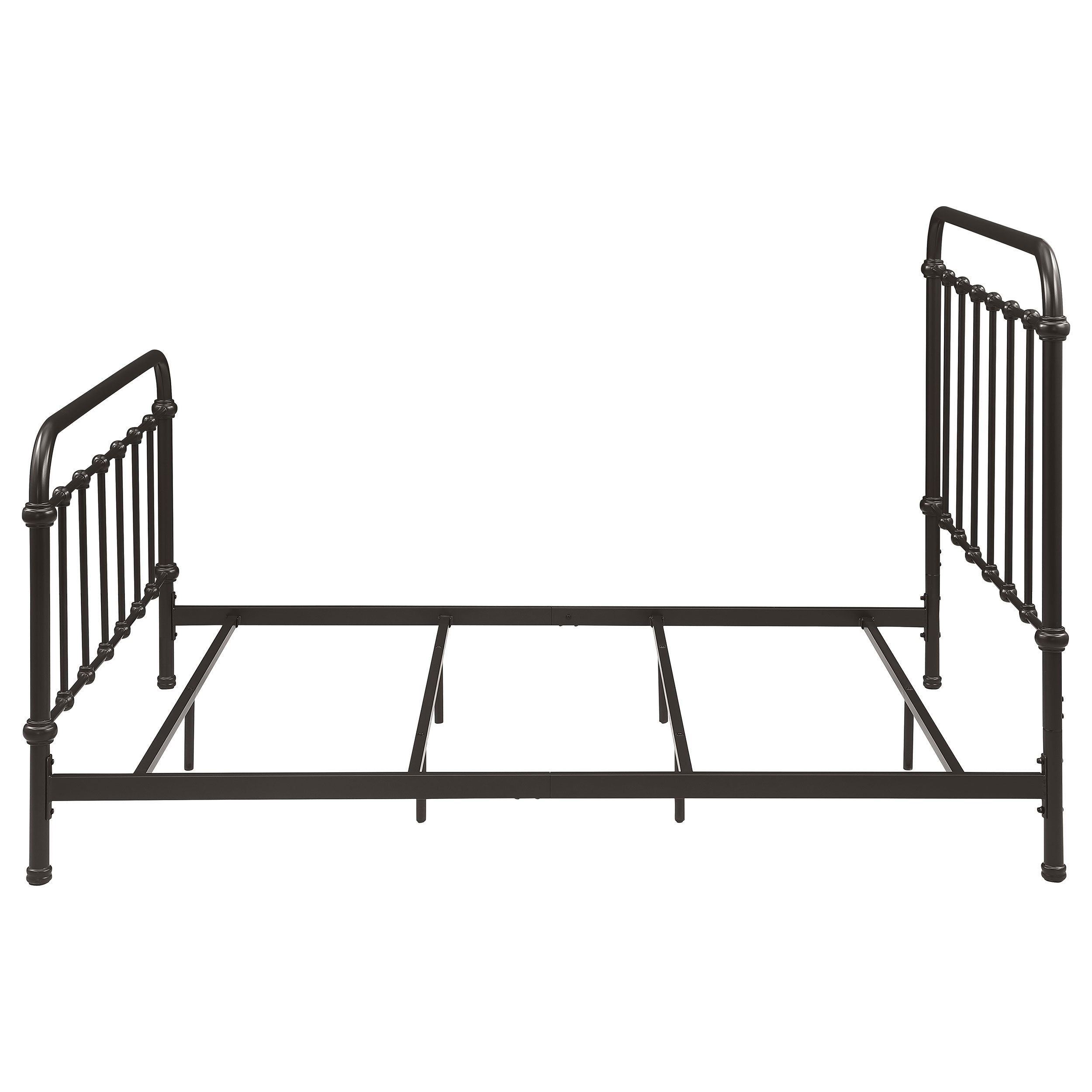 Livingston Metal Full Open Frame Bed Dark Bronze — view 5