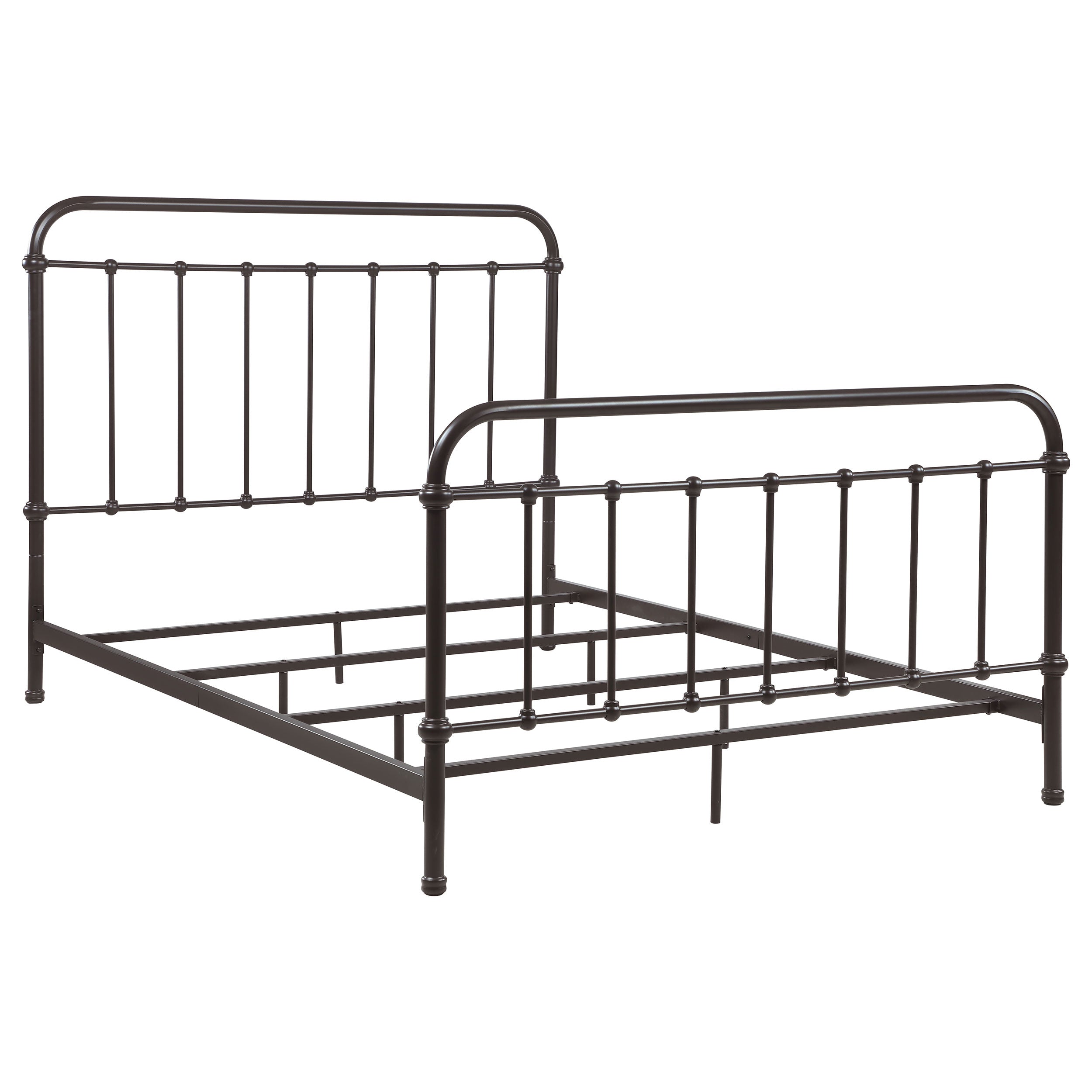 Livingston Metal Queen Open Frame Bed Dark Bronze — view 1